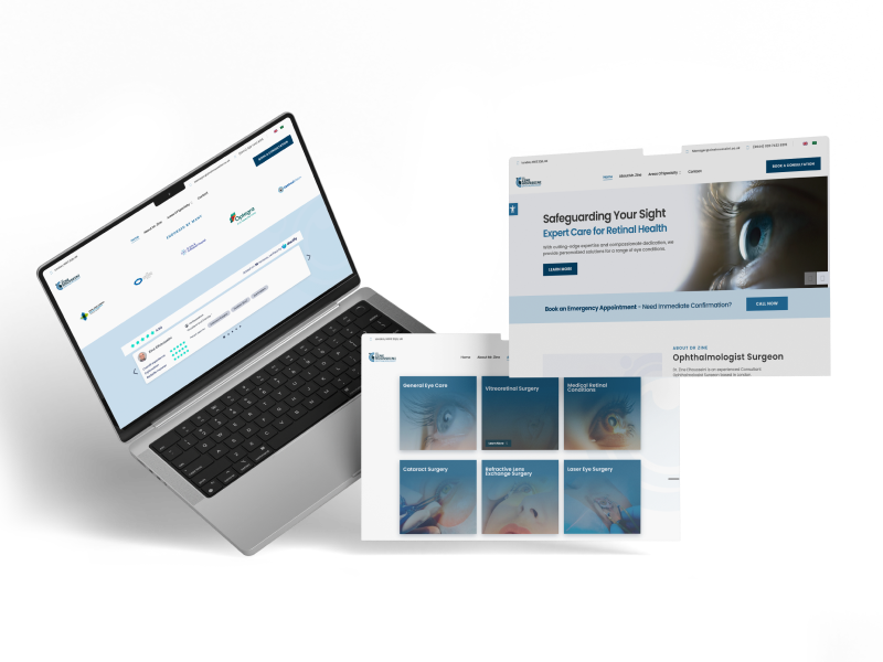 Dr. Zine Housseini: Website, UX/UI & SEO Development