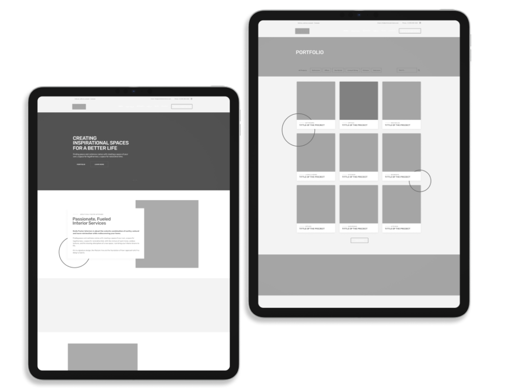 Emily Foster Interiors: UX/UI & Web Development