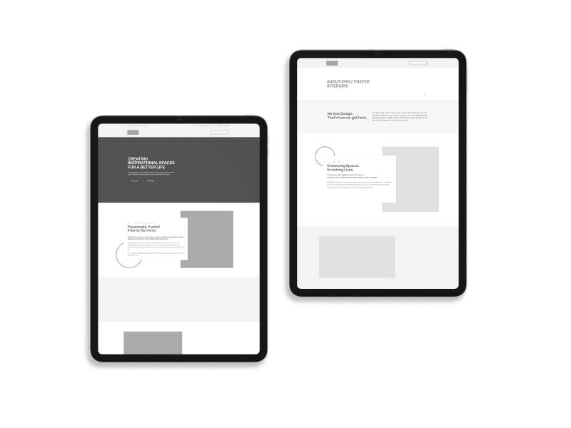 Emily Foster Interiors: UX/UI & Web Development