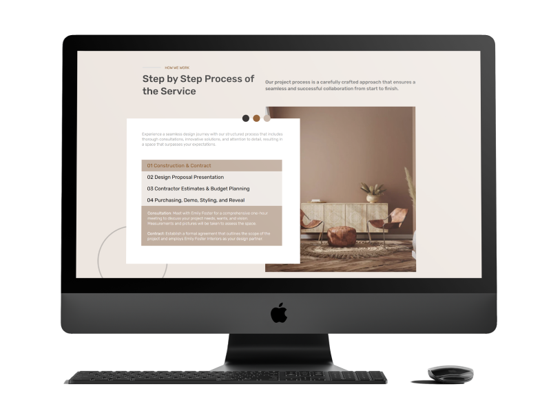 Emily Foster Interiors: UX/UI & Web Development