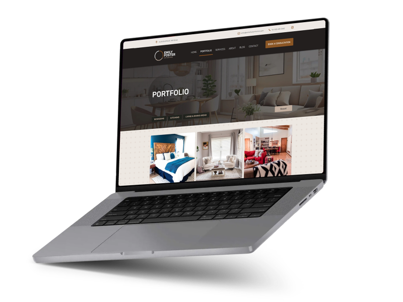Emily Foster Interiors: UX/UI & Web Development