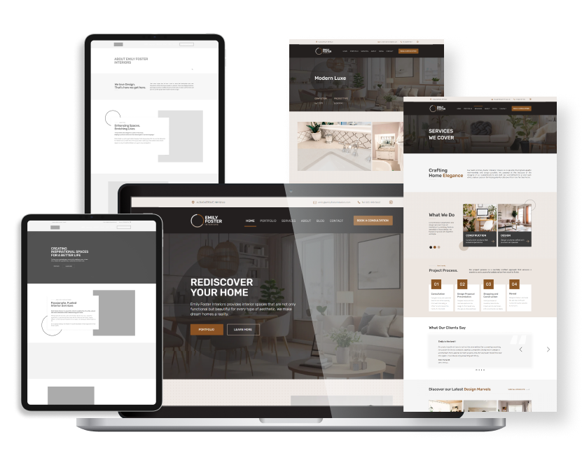 Emily Foster Interiors: UX/UI & Web Development