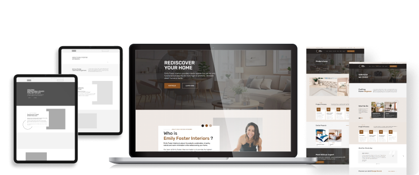 Emily Foster Interiors: UX/UI & Web Development