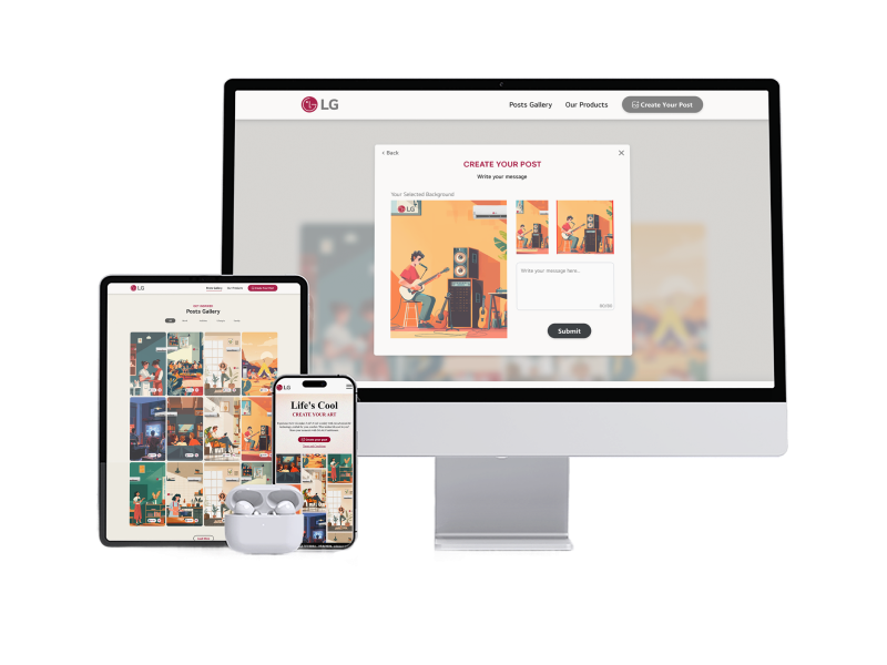 LG Saudi Arabia: Life’s Cool Gen Z Campaign Microsite