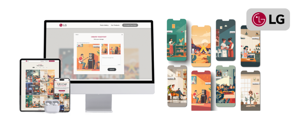 LG Saudi Arabia: Life’s Cool Gen Z Campaign Microsite