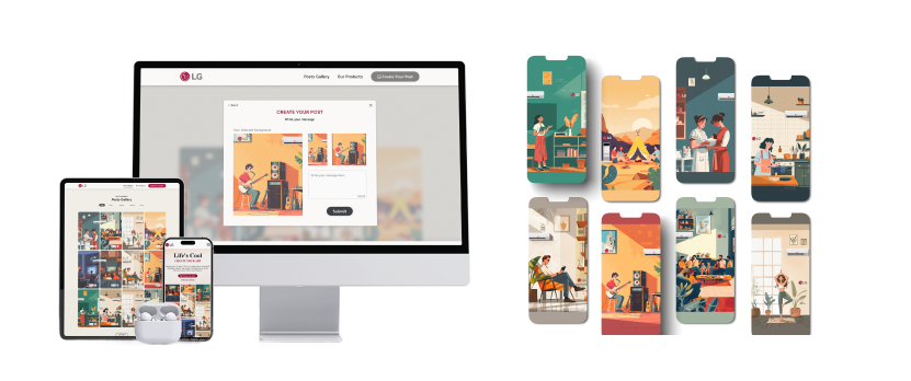 LG Saudi Arabia: Life’s Cool Gen Z Campaign Microsite