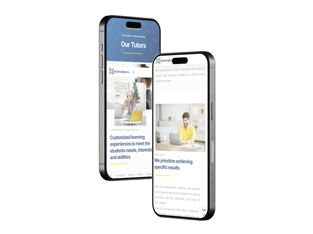 Booking Basics Qatar: UX/UI and Web Development