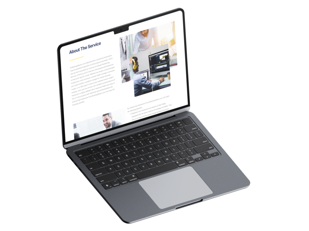 Booking Basics Qatar: UX/UI and Web Development